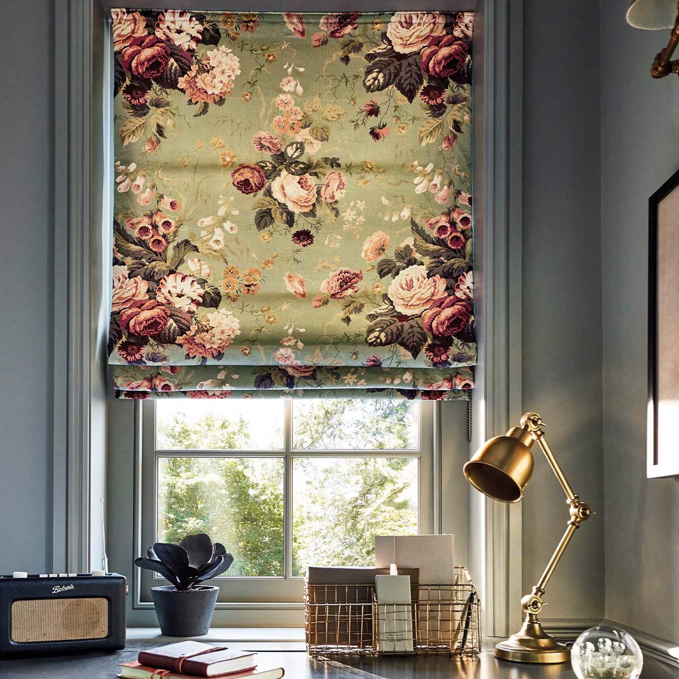 Stapleton Park Room Fabric 3 - Blue