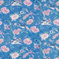 Indienne Peacock Fabric - Blue