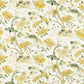 Indienne Peacock Fabric - Yellow