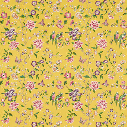 Chinoiserie Hall Fabric - Yellow 