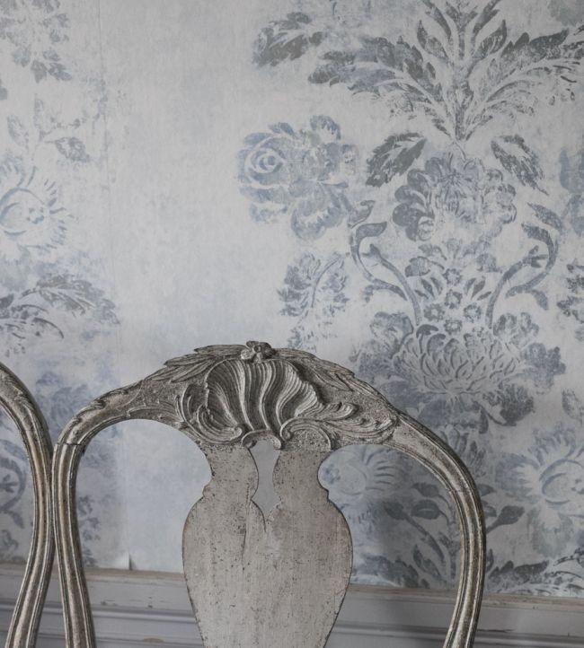 Damasco Wallpaper - Slate - PDG674/04 - Designers Guild