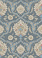 Damascus Fabric - Blue - Lewis & Wood