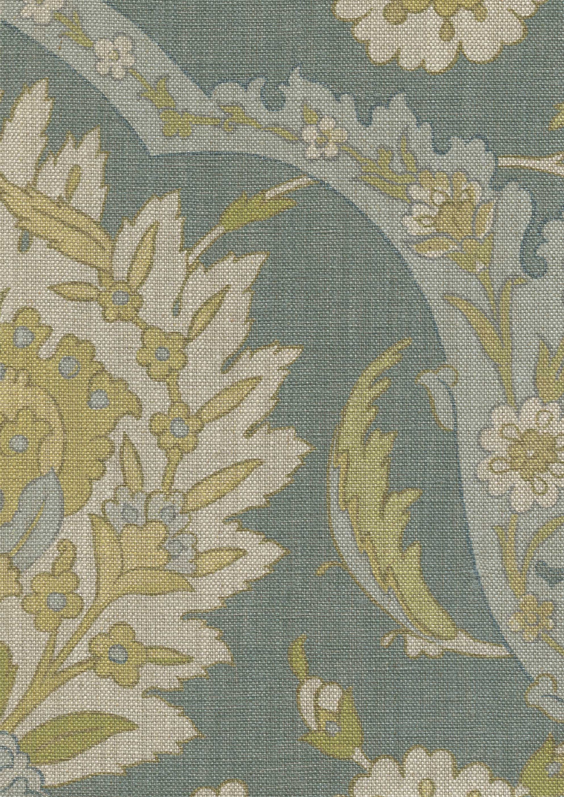 Damascus Fabric - Green - Lewis & Wood