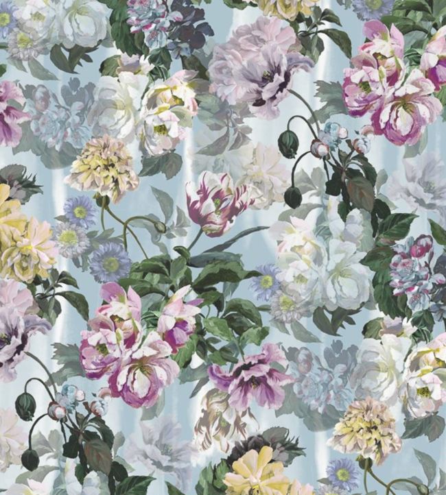 Delft Flower Grande Wallpaper - Sky - PDG1038/03 - Designers Guild