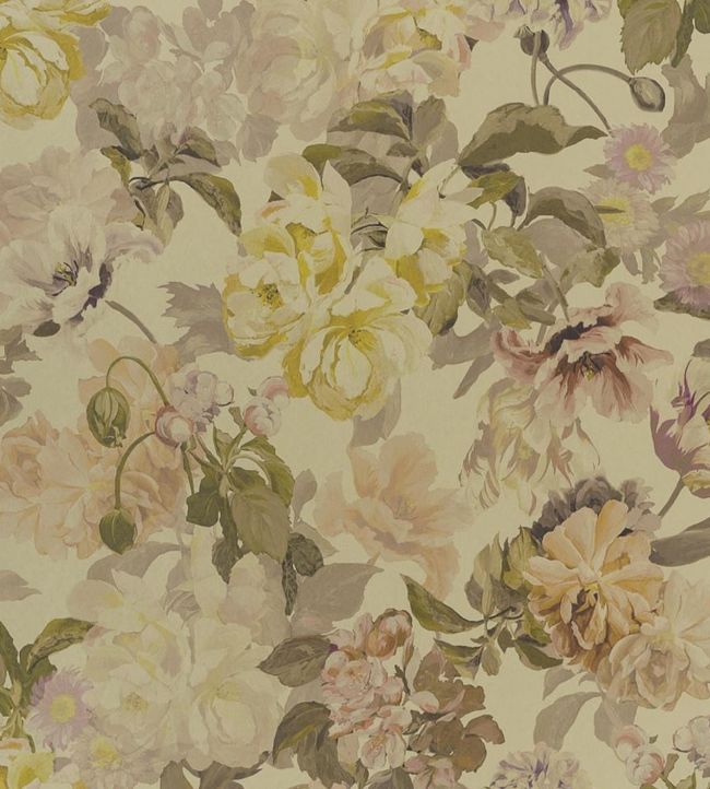 Delft Flower Wallpaper - Gold - PDG1033/02 - Designers Guild