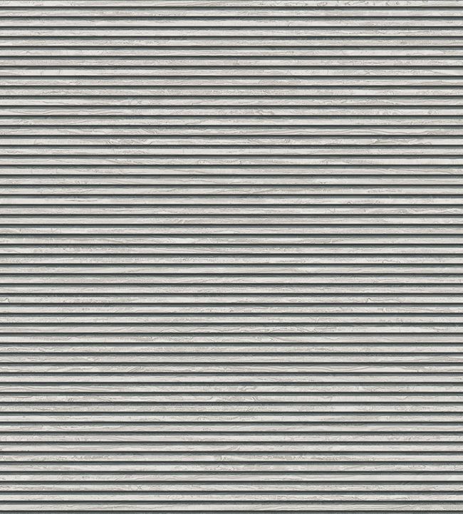 Striped Wood Wallpaper - Gray 
