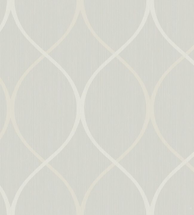 Curved Lines Wallpaper  - Silver