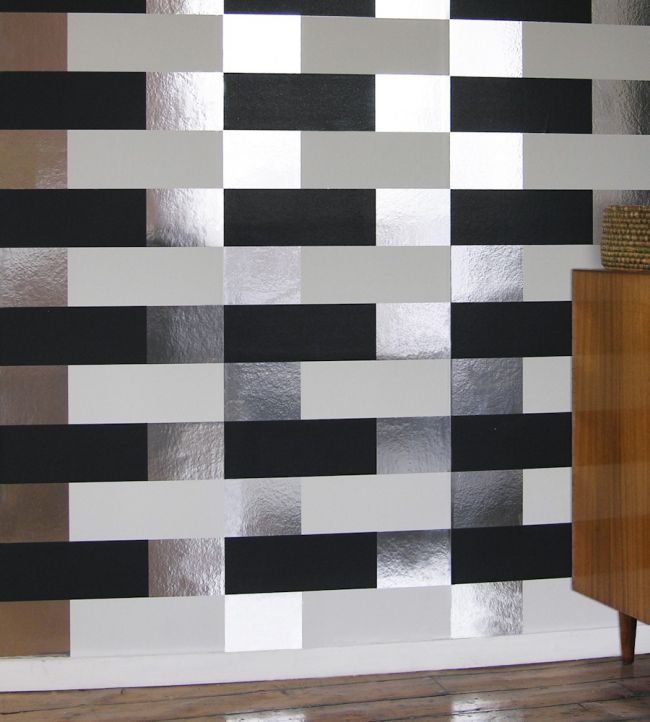 Block Room Wallpaper - Black