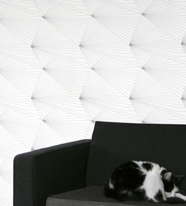 Fan Room Wallpaper - White