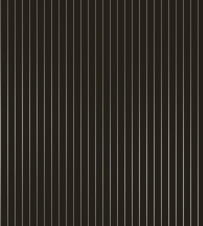 Pinstripe Wallpaper - Black