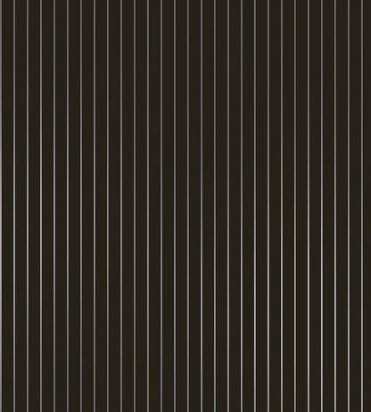 Pinstripe Wallpaper - Black