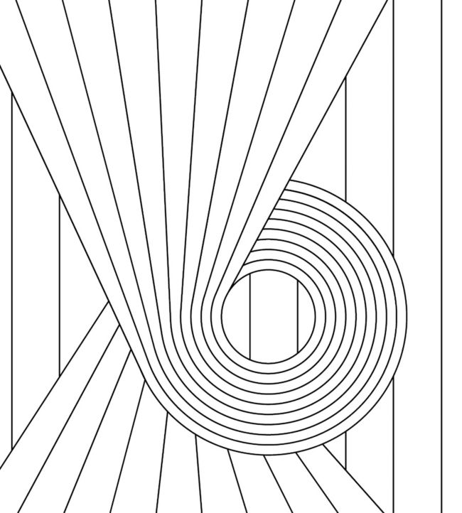 Spiral Wallpaper - White 