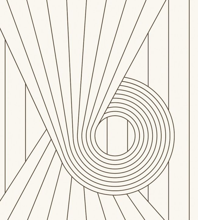 Spiral Wallpaper - Cream