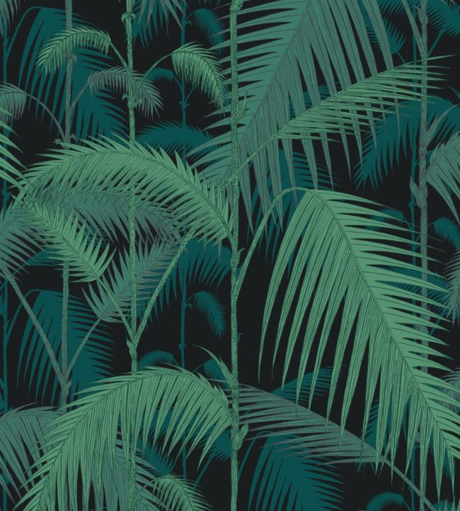 Palm Jungle Fabric - Green - Cole & Son