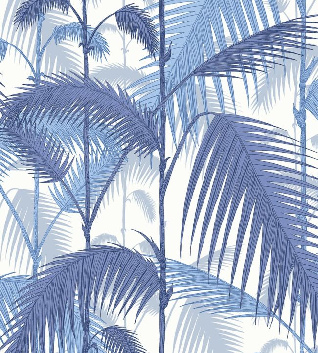Palm Jungle Fabric - Blue - Cole & Son