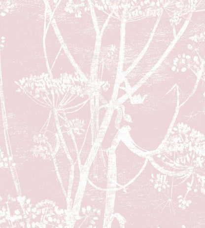 Cow Parsley Fabric - Pink  - Cole & Son