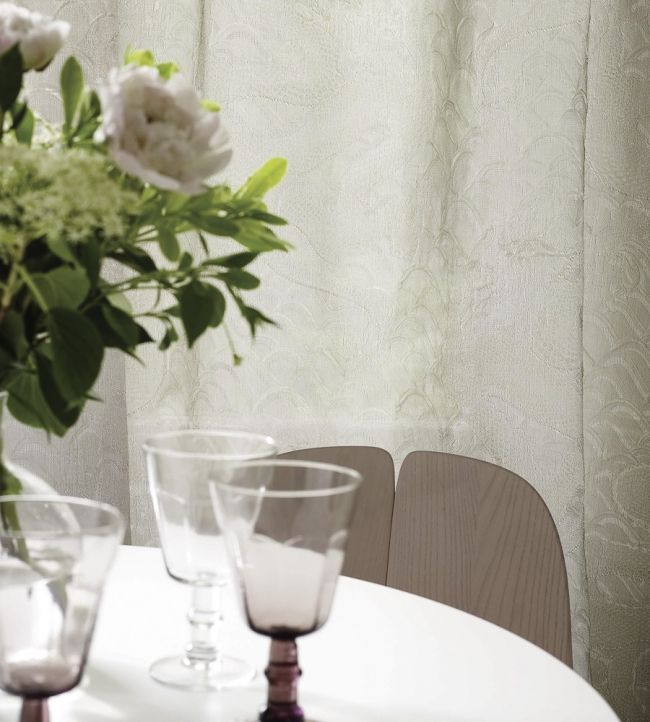 Celestial Dragon Room Fabric - Gray