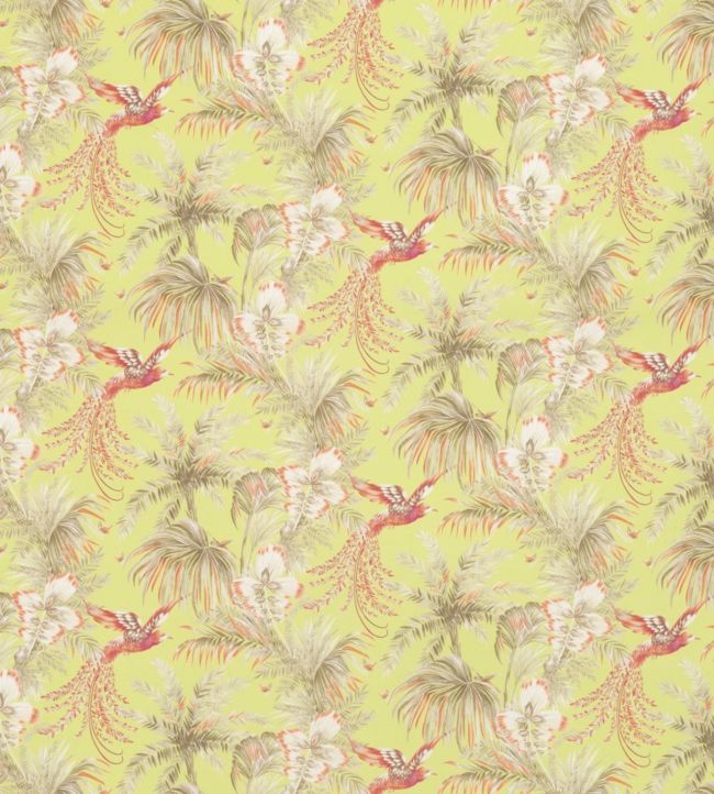 Bird Of Paradise Fabric - Yellow 