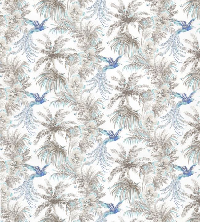 Bird Of Paradise Fabric - Purple