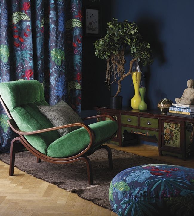 Floridita Room Fabric 2 - Blue