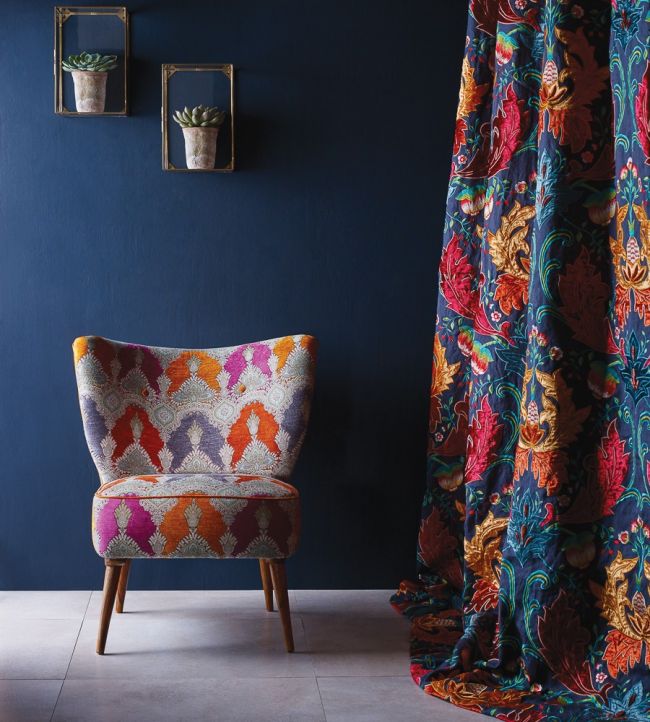 Viceroy Room Fabric - Red