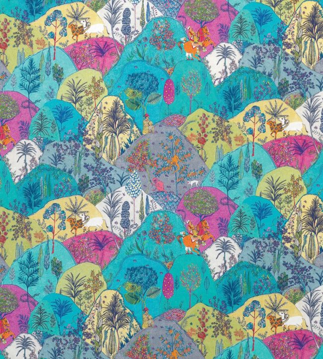 Aravali Fabric - Multicolor 