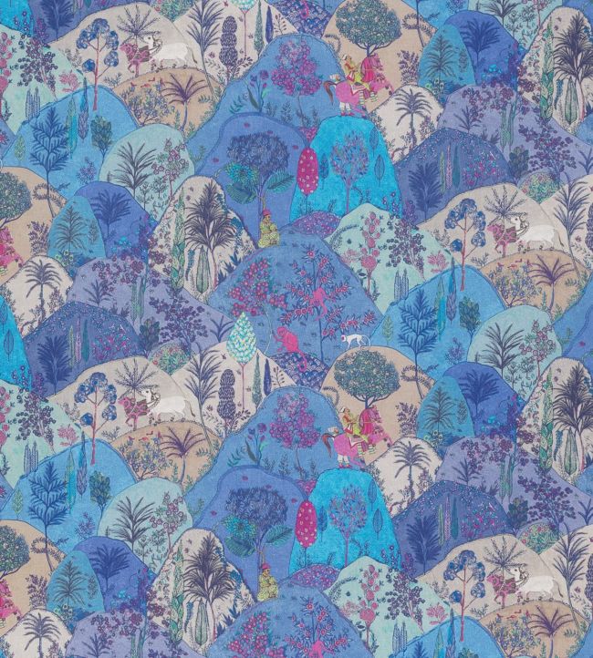 Aravali Fabric - Blue
