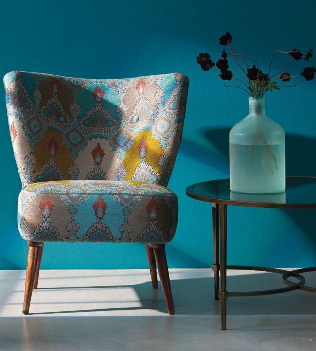 Haveli Room Fabric 2 - Teal