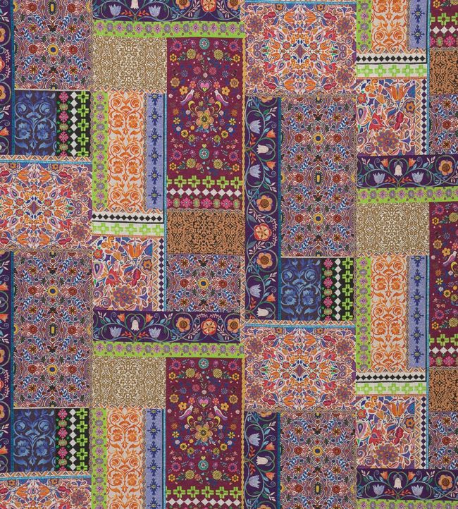 Folklore Fabric - Multicolor