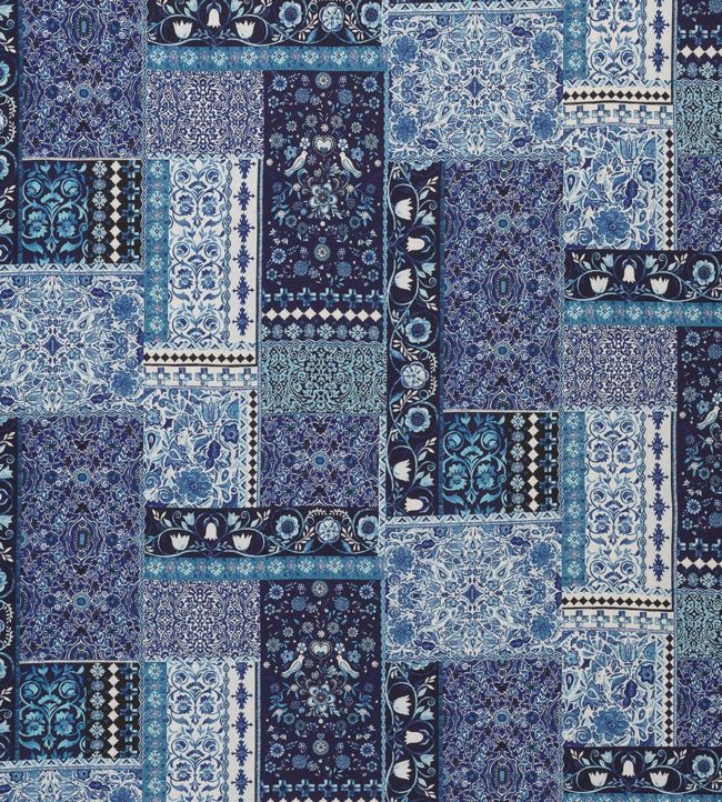 Folklore Fabric - Blue