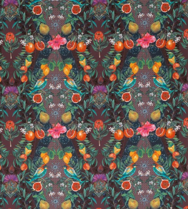 Talavera Fabric - Brown