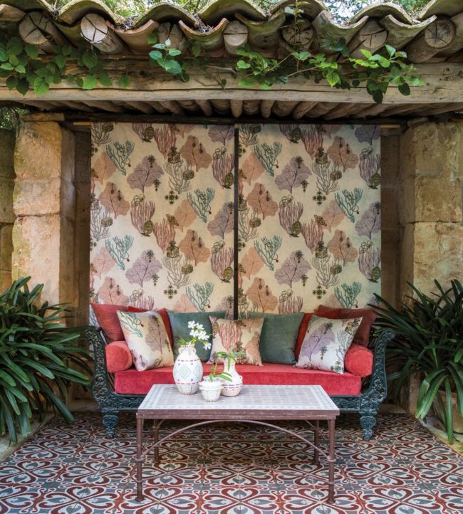 Coralino Room Fabric 2 - Multicolor