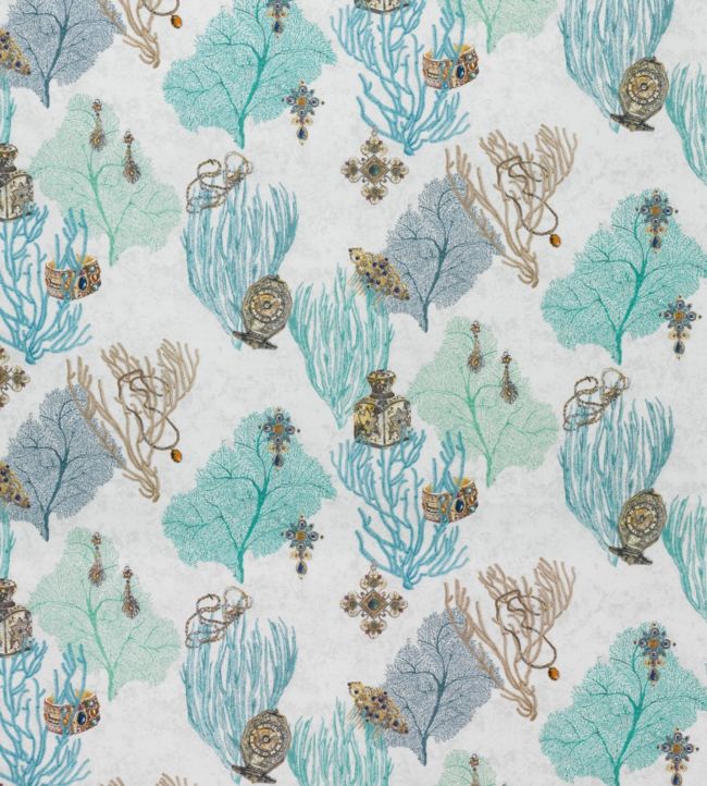 Coralino Fabric - Green 