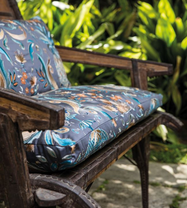 La Fuente Room Fabric - Teal