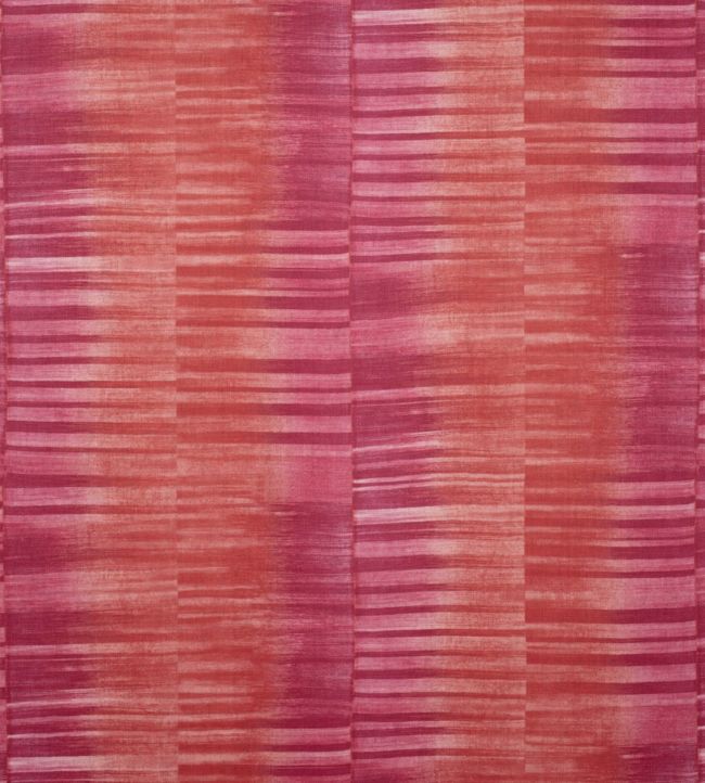 Mekong Stripe Fabric - Red 