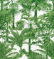 Palm Botanical Fabric - Green