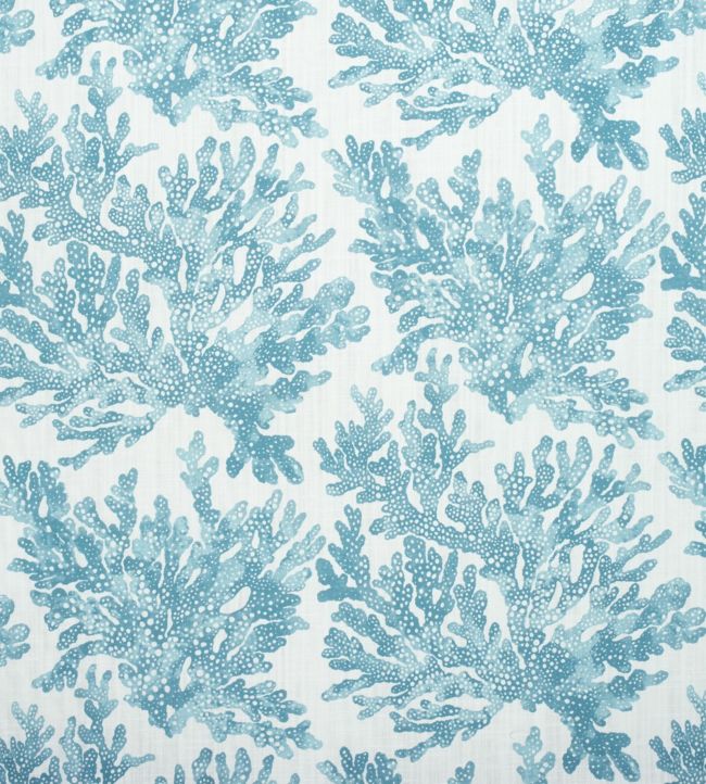 Marine Coral Fabric - Blue 