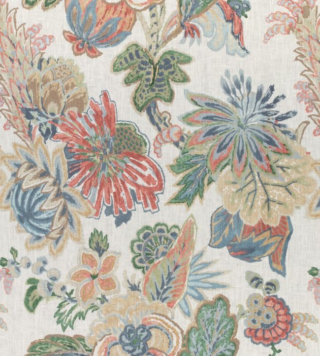 Floral Gala Fabric - Sand 
