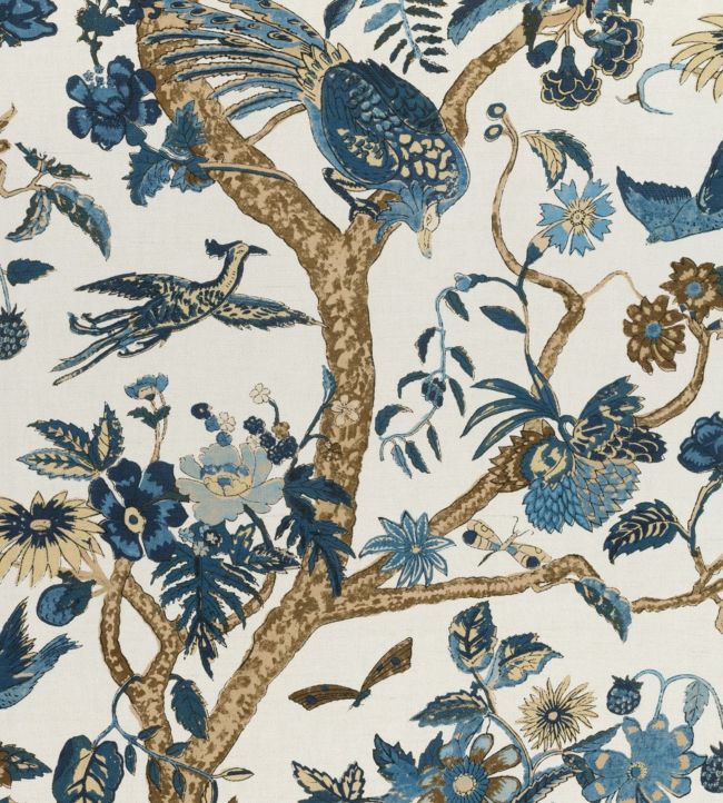 Coromandel Fabric - Blue 