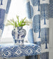 Mulberry Tree Room Fabric - Blue