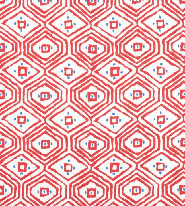 Pass A Grille Fabric - Red 