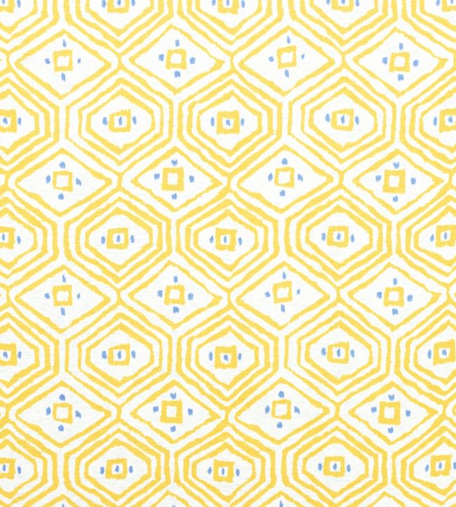 Pass A Grille Fabric - yellow 
