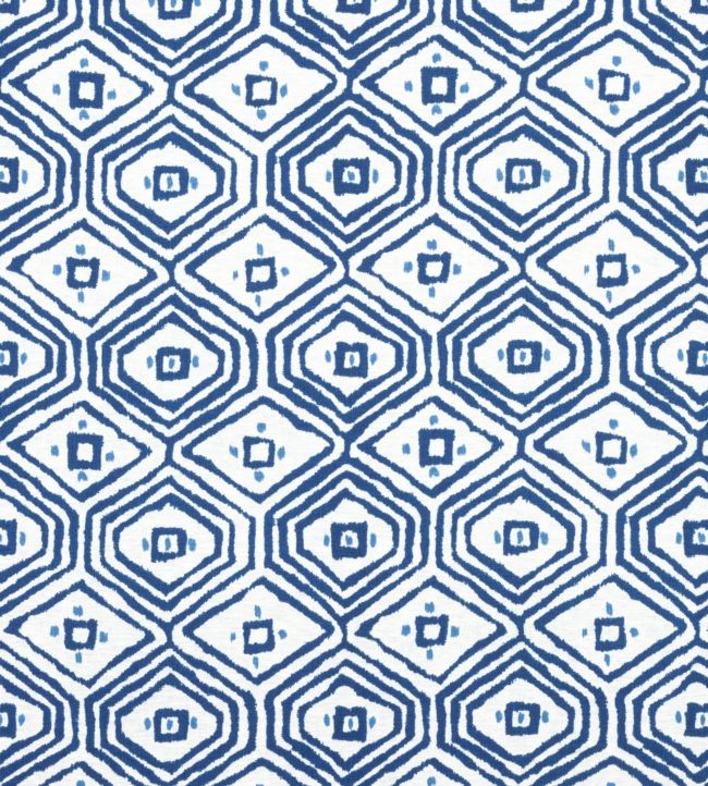 Pass A Grille Fabric - Blue 