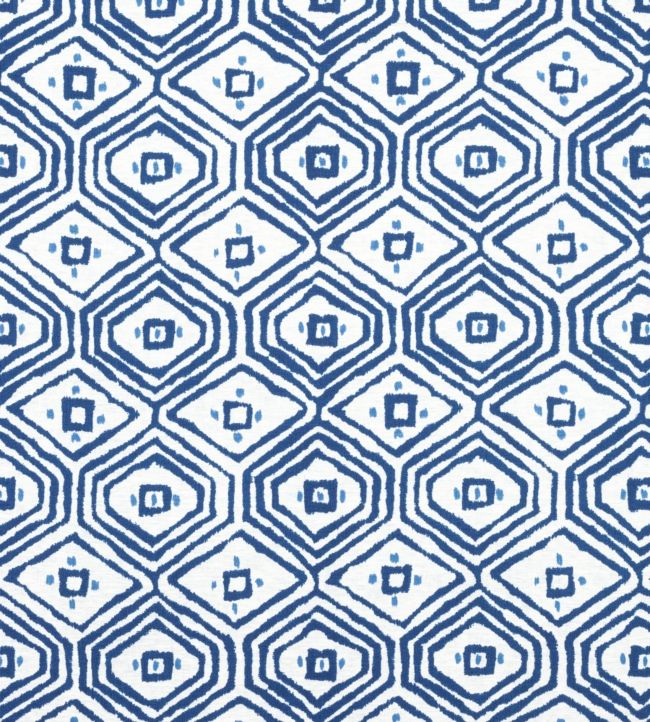 Pass A Grille Fabric - Blue 