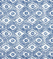 Pass A Grille Fabric - Blue 