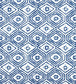 Pass A Grille Fabric - Blue 