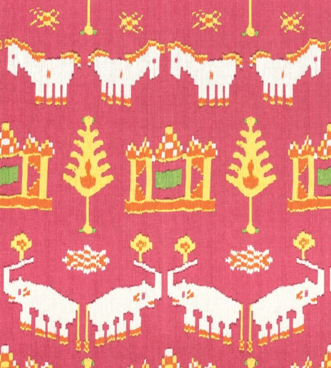 Kingdom Parade Fabric - Red