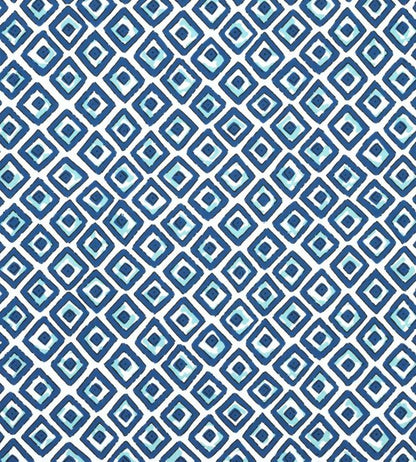 Indian Diamond Fabric - Blue