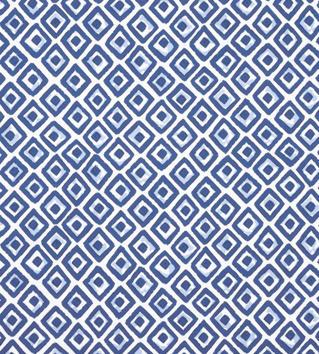 Indian Diamond Fabric - Teal