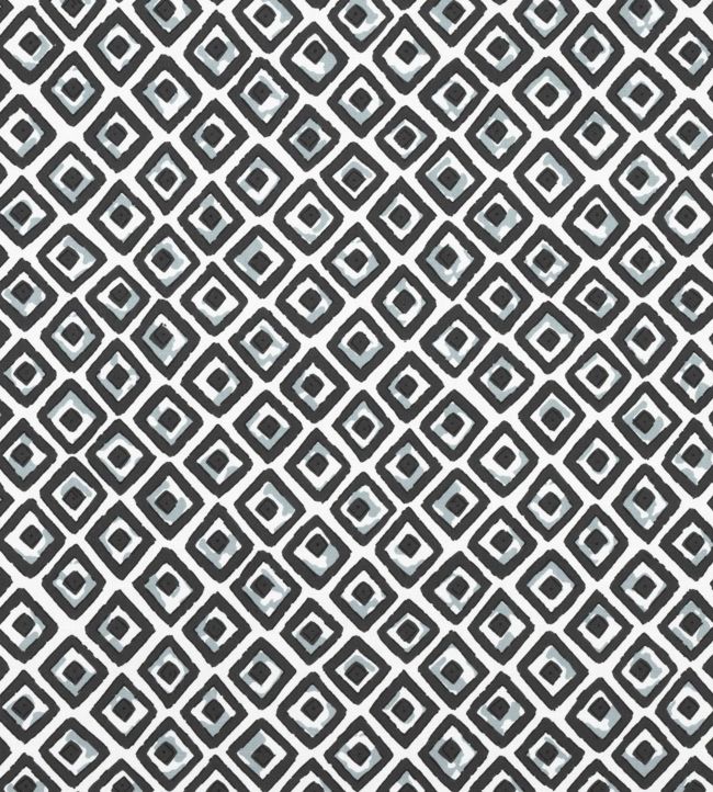 Indian Diamond Fabric - Black